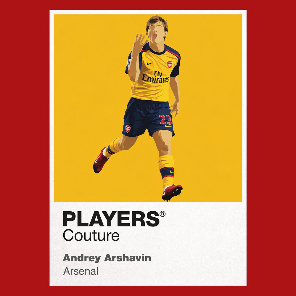 Andrey Arshavin Arsenal red Icon Frame artwork detail