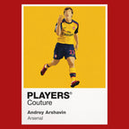 Andrey Arshavin Arsenal red Icon Frame artwork detail