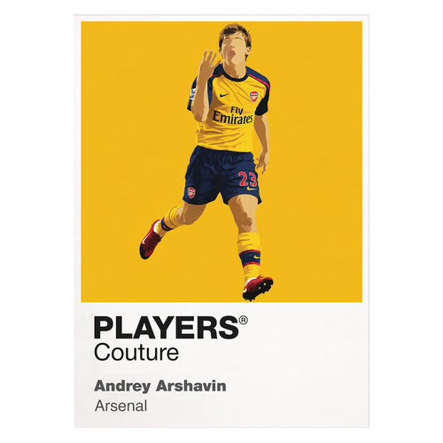 Andrey Arshavin Arsenal white Icon Frame artwork detail