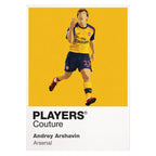 Andrey Arshavin Arsenal white Icon Frame artwork detail