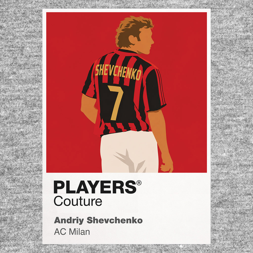 Andriy Shevchenko AC Milan Icon Frame — Gray