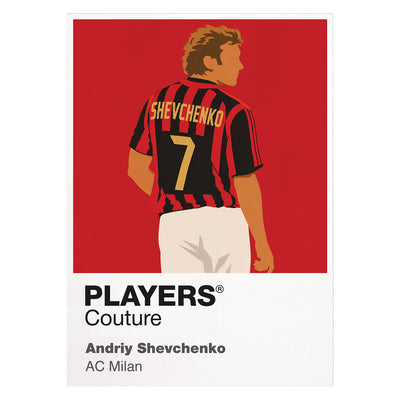 Andriy Shevchenko AC Milan Icon Frame — White