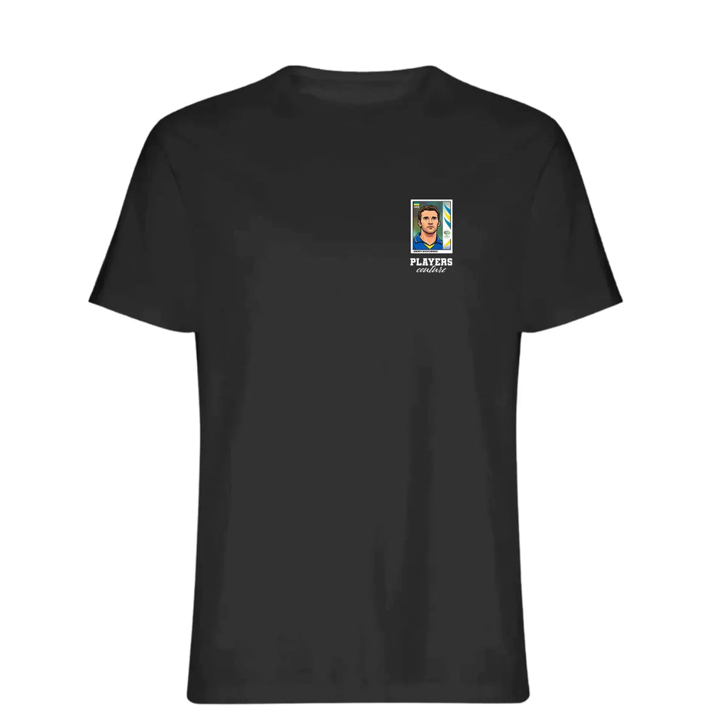 Andriy Shevchenko World Cup t-shirt – black men's t-shirt featuring the Andriy Shevchenko World Cup Players Couture logo