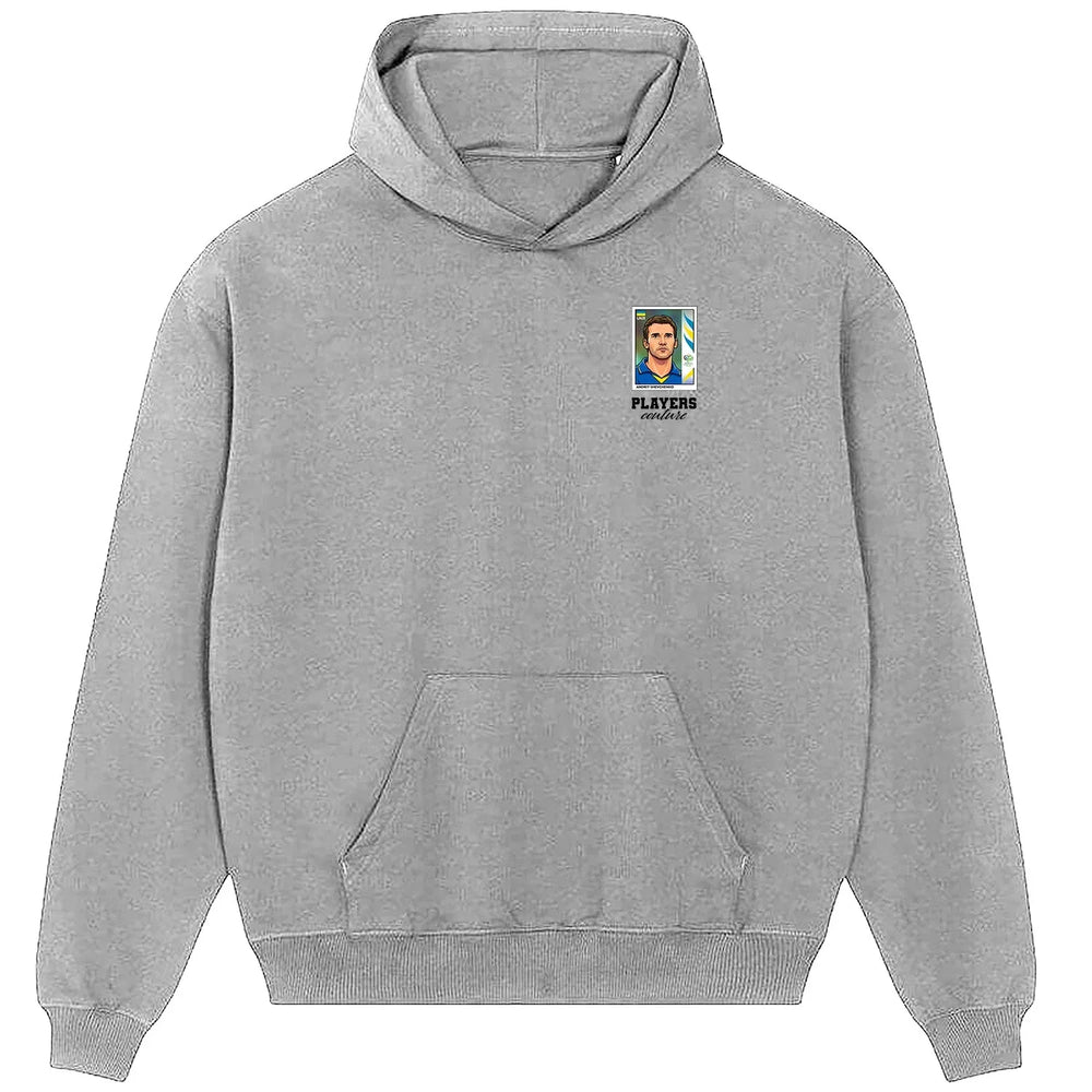 Andriy Shevchenko World Cup Sticker Men's Hoodie – andriy shevchenko sticker mens grey hoodie Players Couture design