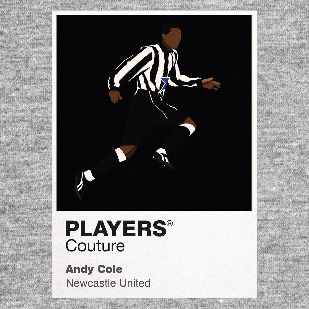 Andy Cole Newcastle United Men's Hoodie - Grey