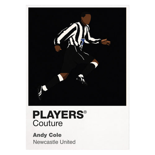 Andy Cole Newcastle United Men's T-Shirt - White