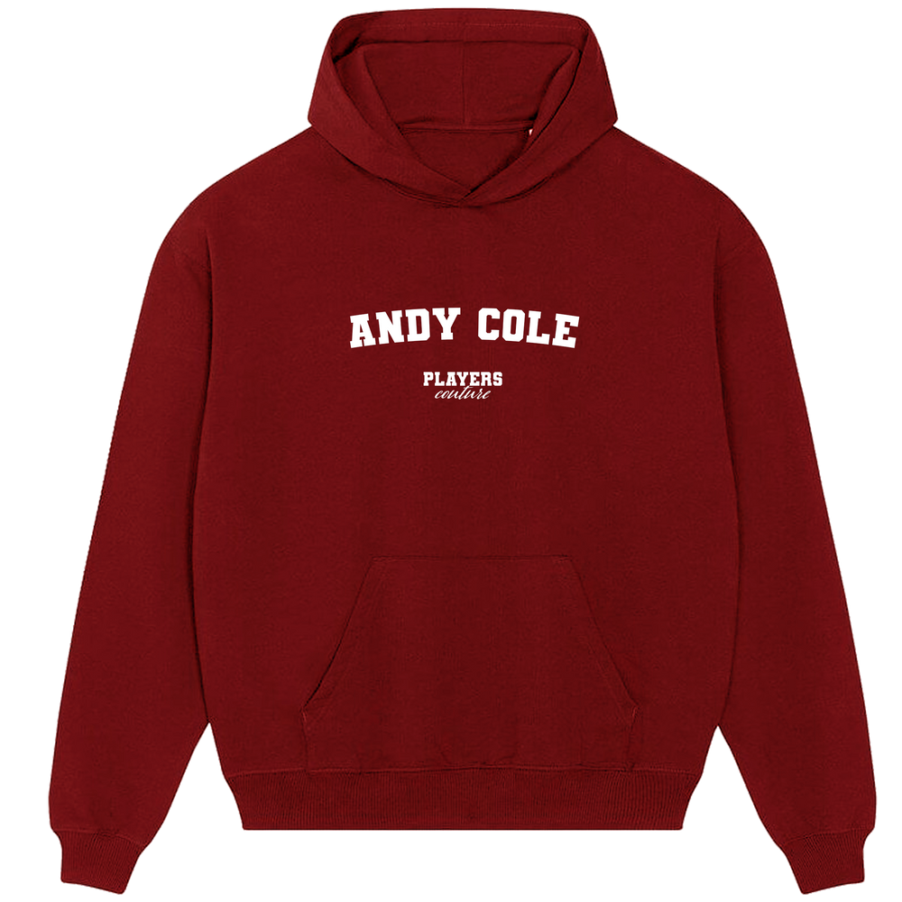 Andy Cole Players Couture Men's Casual Hoodie Red