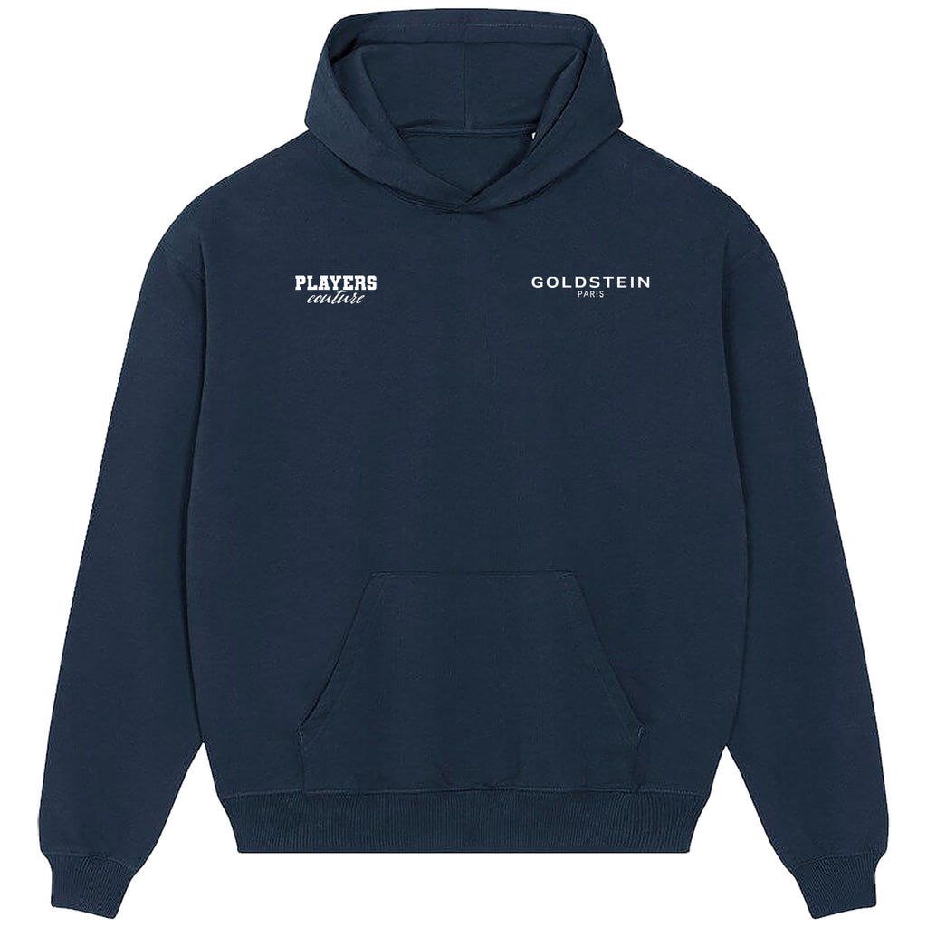 Andy Goldstein Logo Players Couture Men's Casual Hoodie Navy