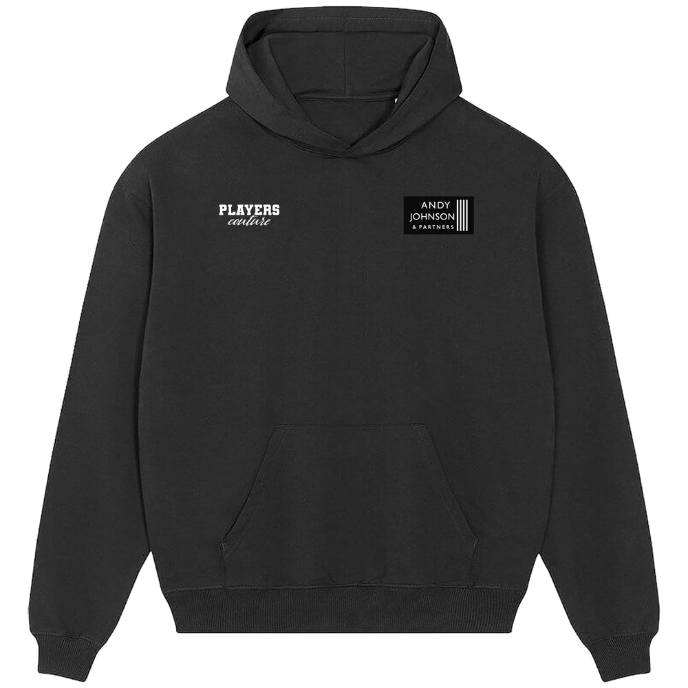 Andy Johnson Logo Players Couture Men's Casual Hoodie Black