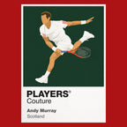 Andy Murray Tennis Icon Frame Men's Hoodie