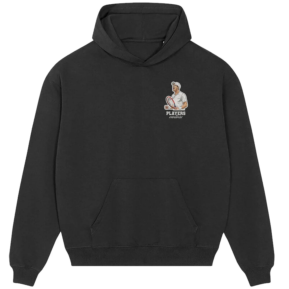 Andy Murray hoodie – white men's hoodie featuring the Andy Murray Players Couture logo