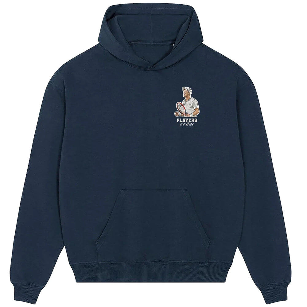 Andy Murray hoodie – white men's hoodie featuring the Andy Murray Players Couture logo