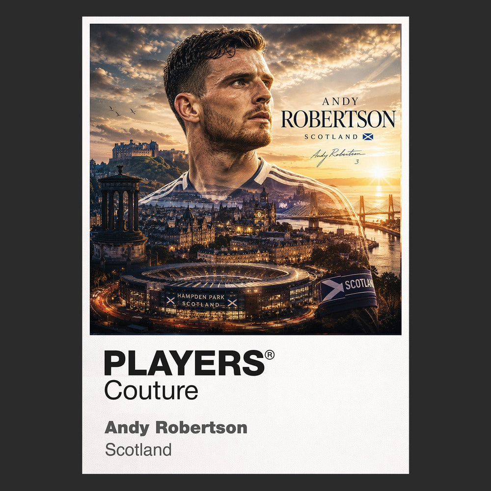 Andy Robertson Scotland Atlas Frame artwork by Players Couture