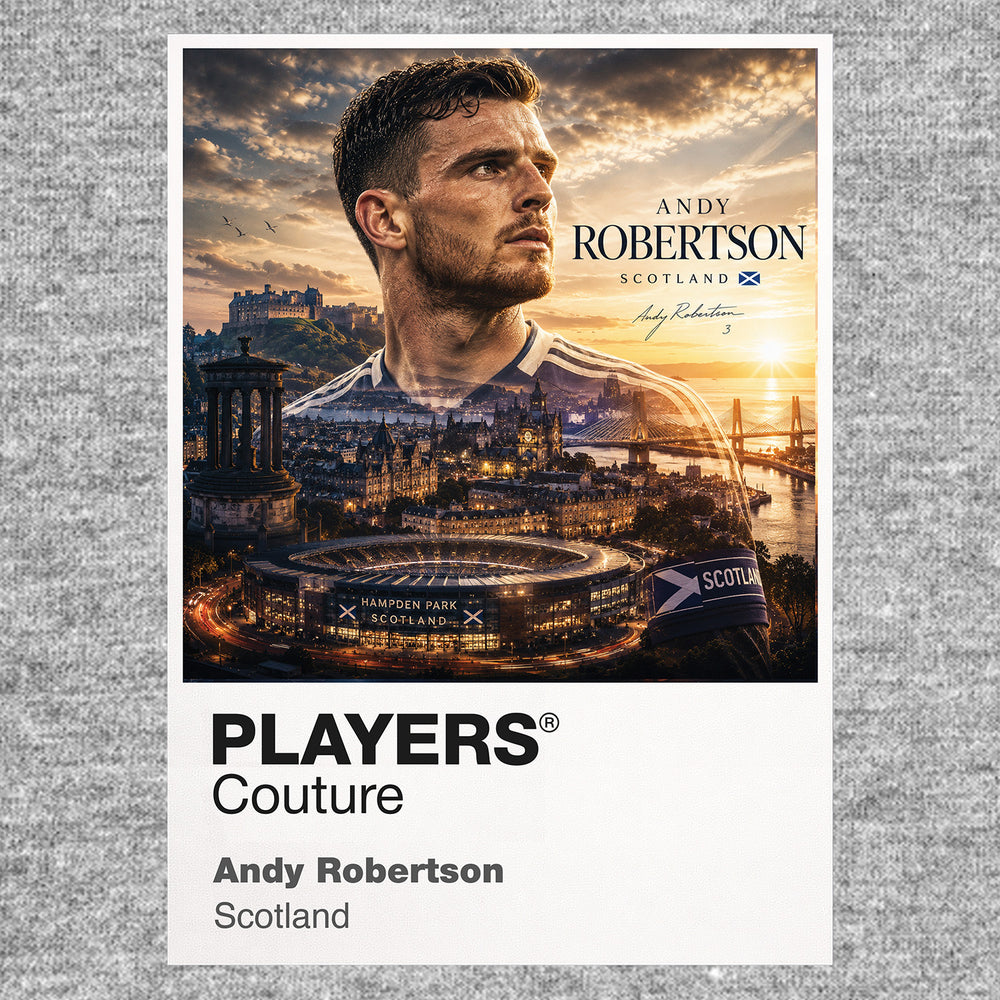 Andy Robertson Scotland Atlas Frame artwork by Players Couture