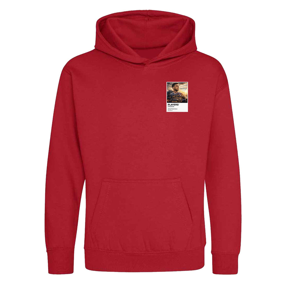 Andy Robertson Scotland Atlas Frame White kids hoodie by Players Couture