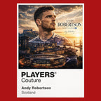 Andy Robertson Scotland Atlas Frame artwork by Players Couture