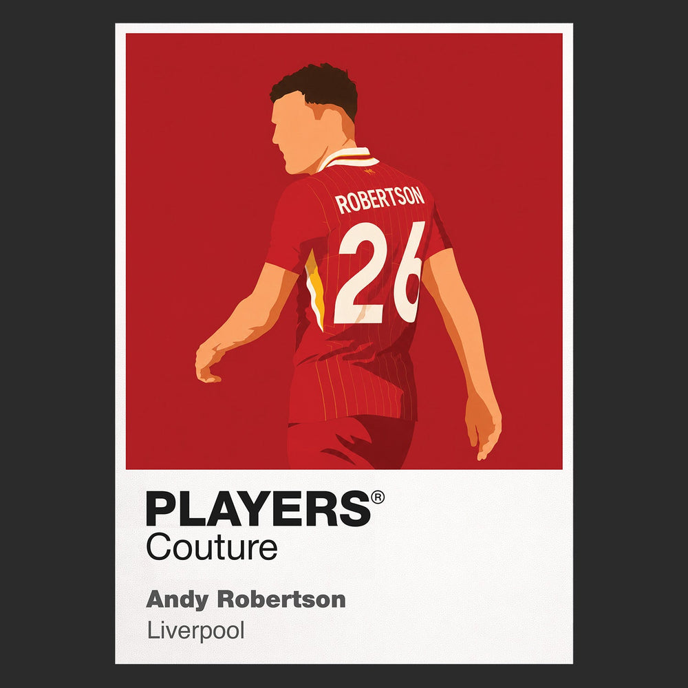 Andy Robertson Liverpool Icon Frame Kids Hoodie — Black Artwork