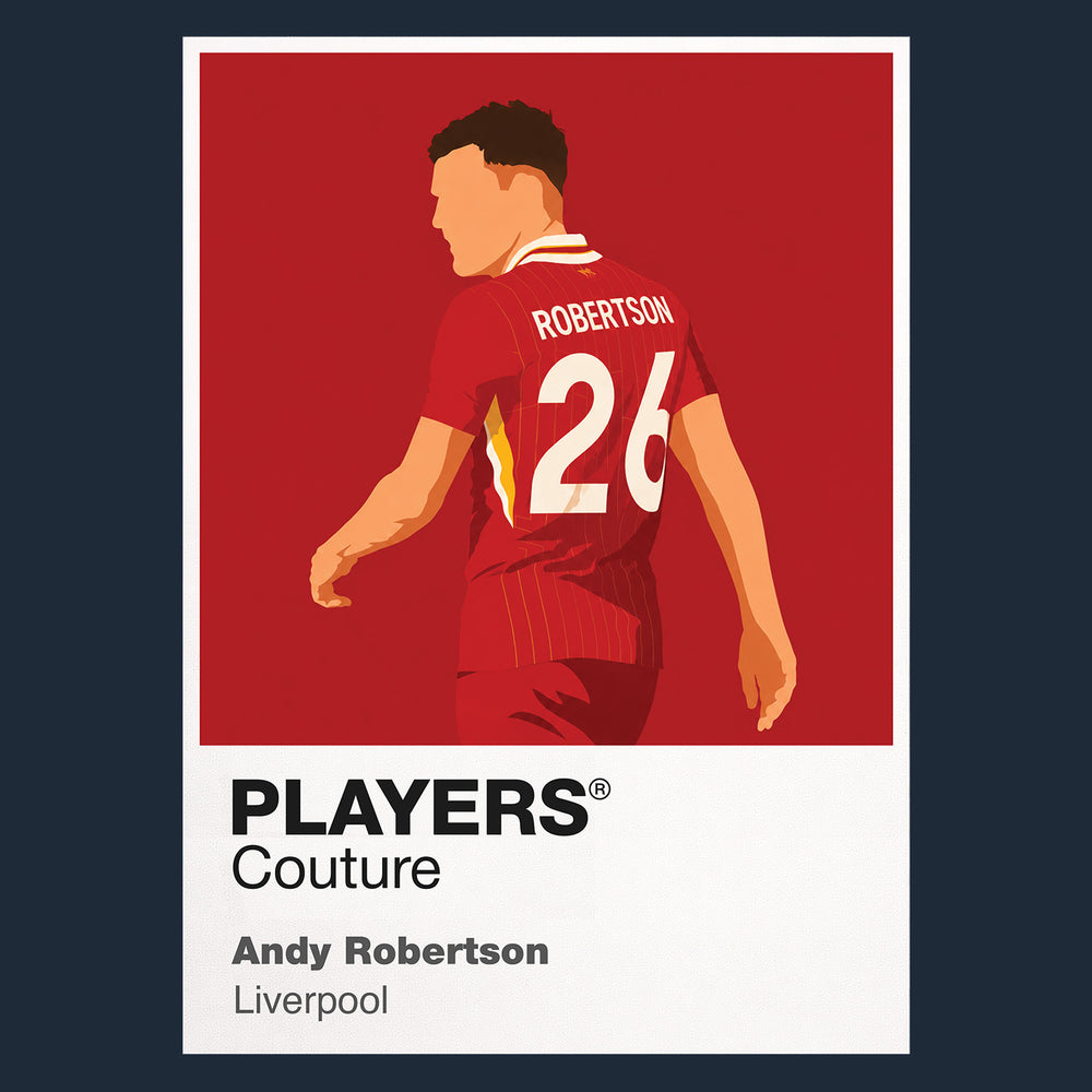 Andy Robertson Liverpool Icon Frame — Navy