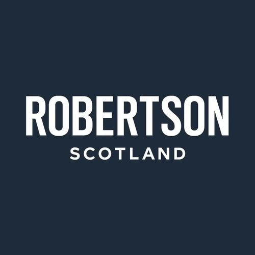 Andy Robertson Scotland Logo Men's T-Shirt – navy close-up detail shot of the Andy Robertson Scotland Players Couture logo