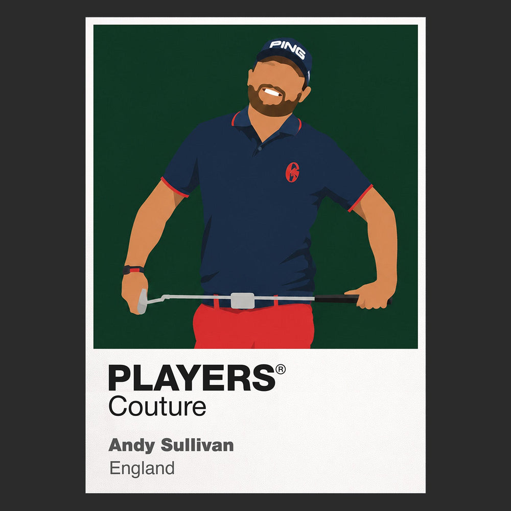 Andy Sullivan Golf Icon Frame Men's Polo Shirt