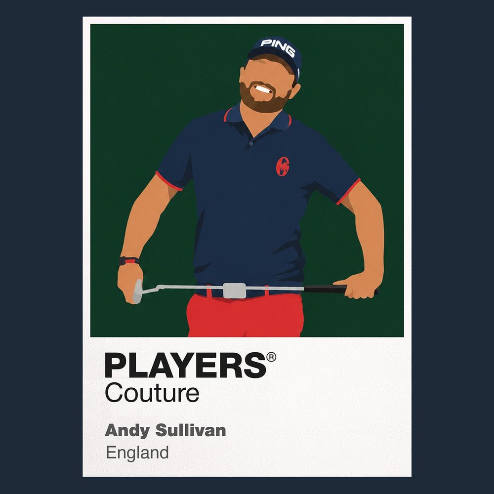 Andy Sullivan Golf Icon Frame Men's Polo Shirt