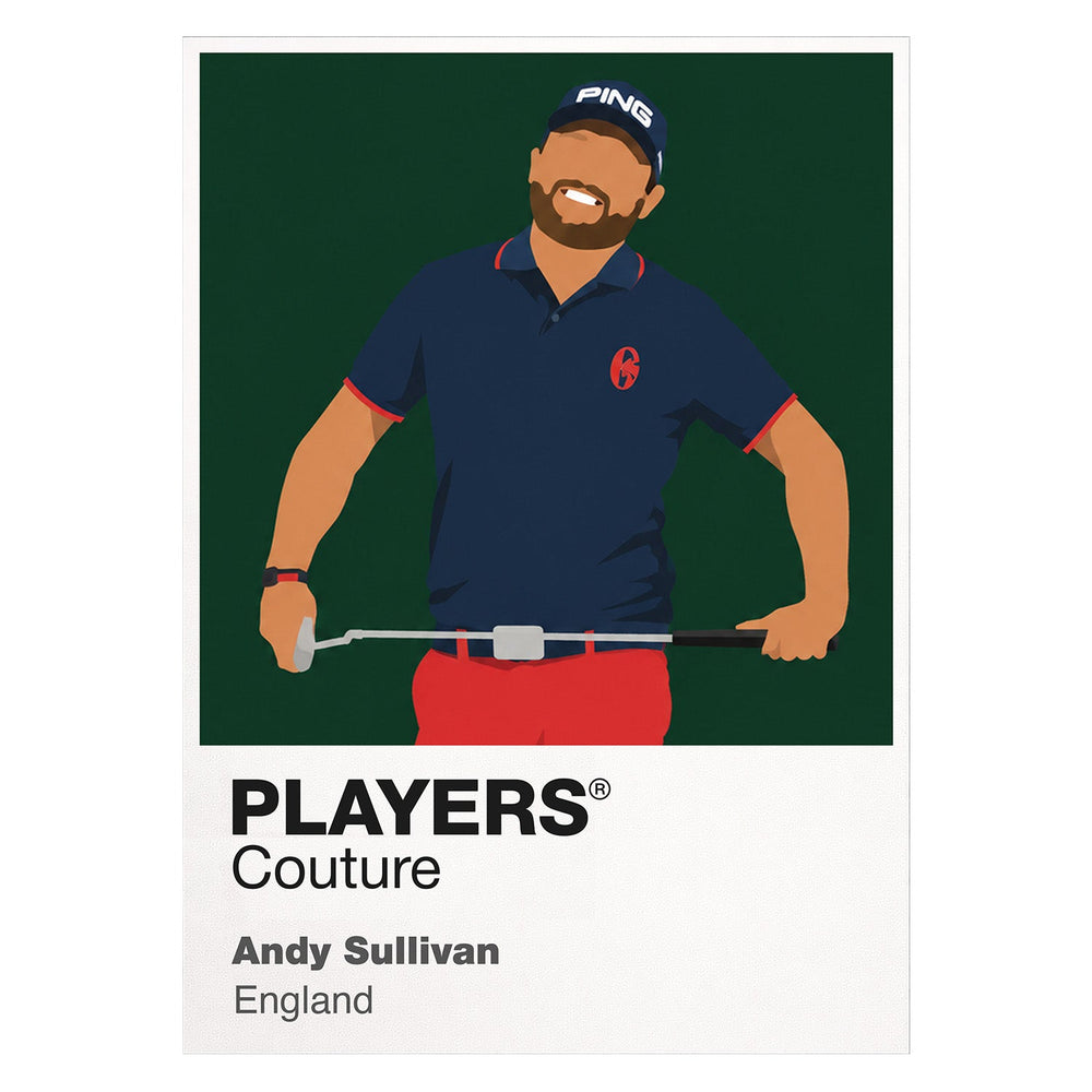 Andy Sullivan Golf Icon Frame Men's Polo Shirt