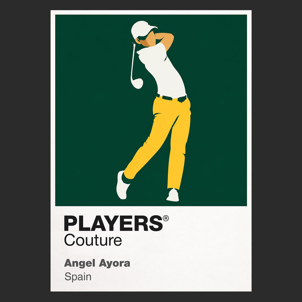 Angel Ayora Golf Icon Frame Men's T-Shirt