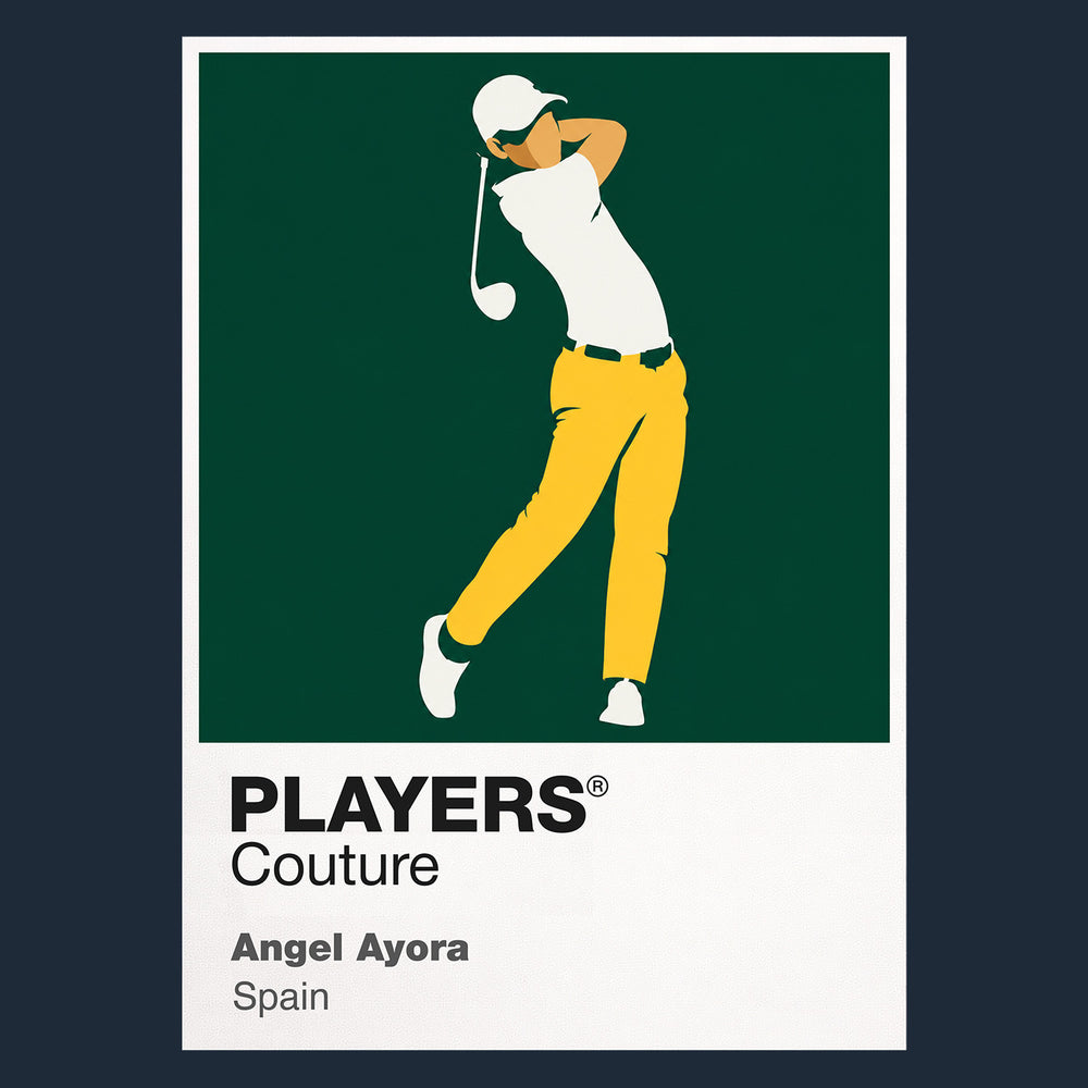 Angel Ayora Golf Icon Frame Men's T-Shirt