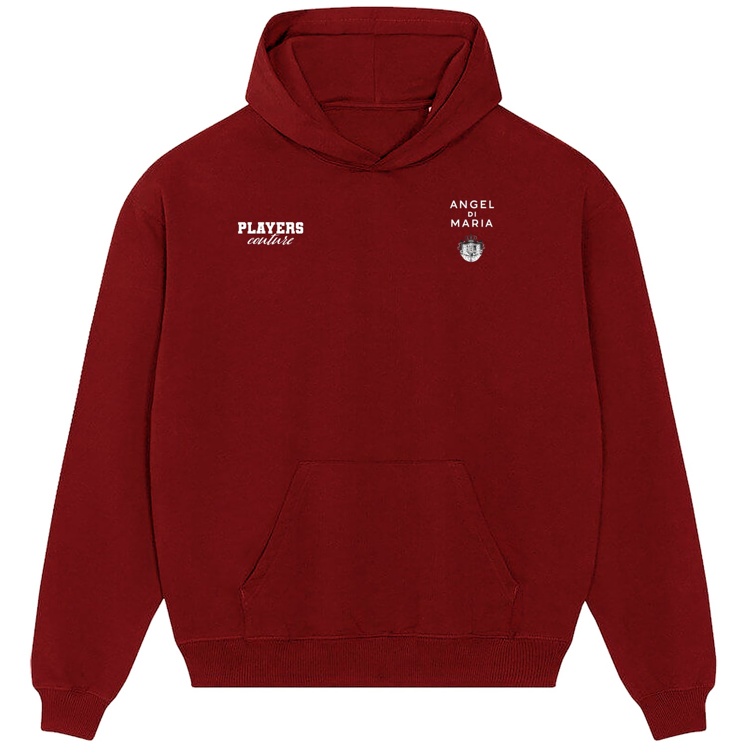 Angel Di Maria Logo Players Couture Men's Casual Hoodie Red