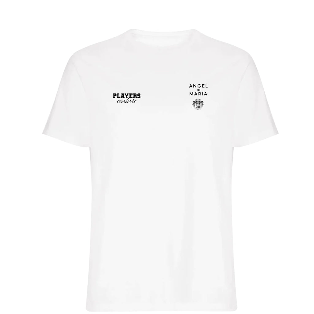 Angel Di Maria Logo Players Couture Mens T-Shirt White
