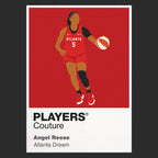 Angel Reese Atlanta Dream Basketball Icon Frame Men's T-Shirt