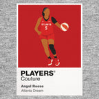 Angel Reese Atlanta Dream Basketball Icon Frame Men's T-Shirt