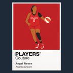 Angel Reese Atlanta Dream Basketball Icon Frame Men's T-Shirt