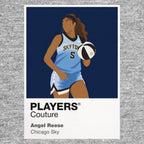 Angel Reese Chicago Sky Basketball Icon Frame Men's Hoodie