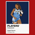 Angel Reese Chicago Sky Basketball Icon Frame Men's Hoodie