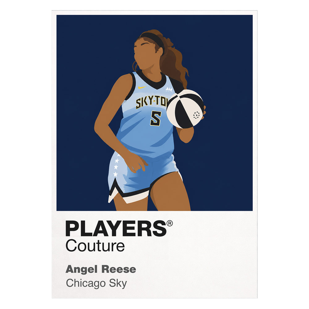 Angel Reese Chicago Sky Basketball Icon Frame Men's Hoodie