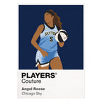 Angel Reese Chicago Sky Basketball Icon Frame Men's Hoodie
