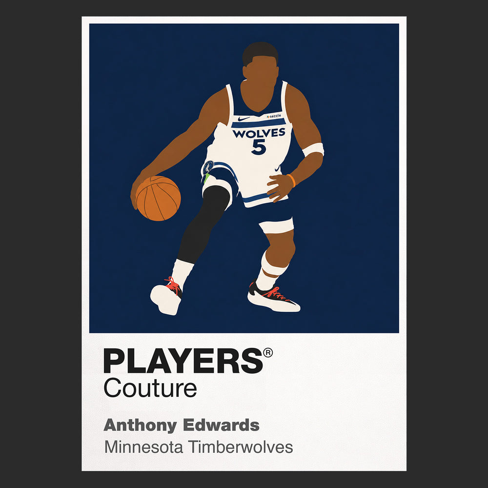 Anthony Edwards Timberwolves Basketball Icon Frame - Icon Design (View 9)