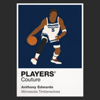 Anthony Edwards Timberwolves Basketball Icon Frame - Icon Design (View 9)