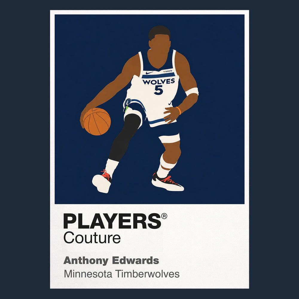 Anthony Edwards Timberwolves Basketball Icon Frame - Icon Design