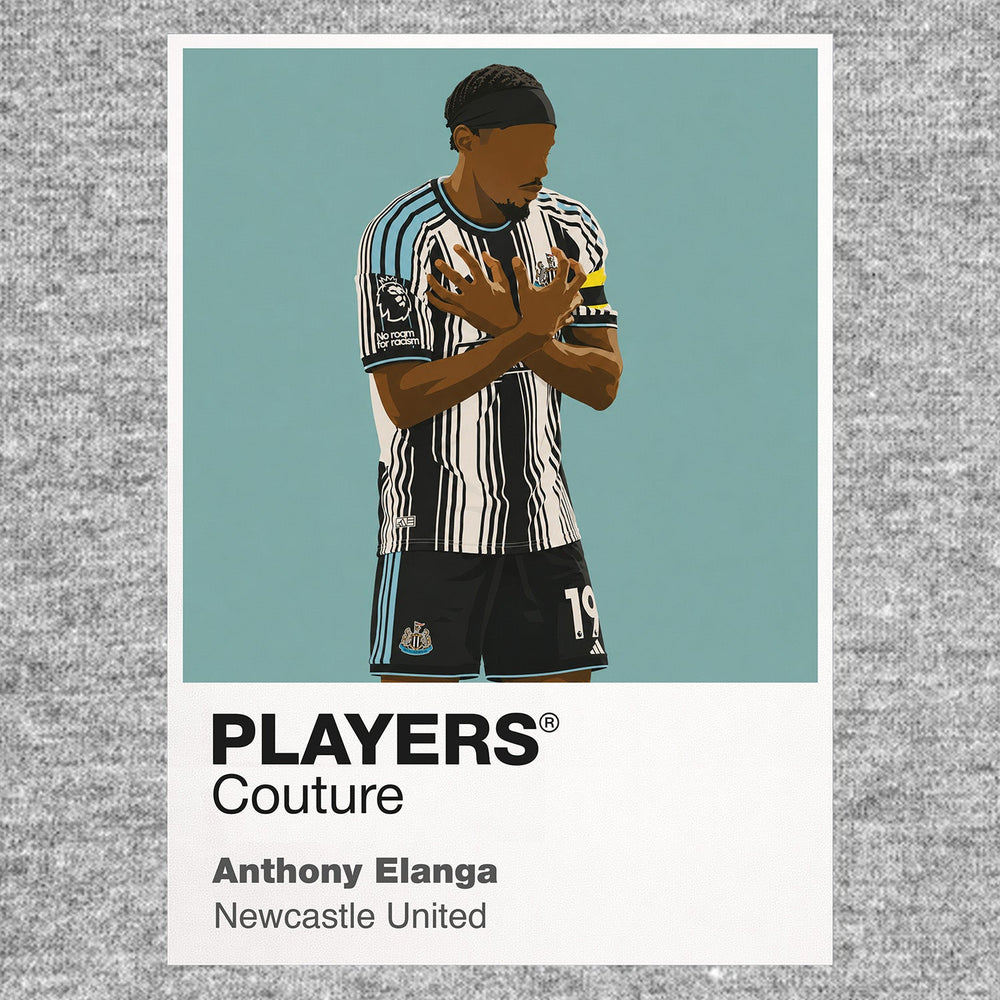 Anthony Elanga Newcastle United Men's T-Shirt - Grey