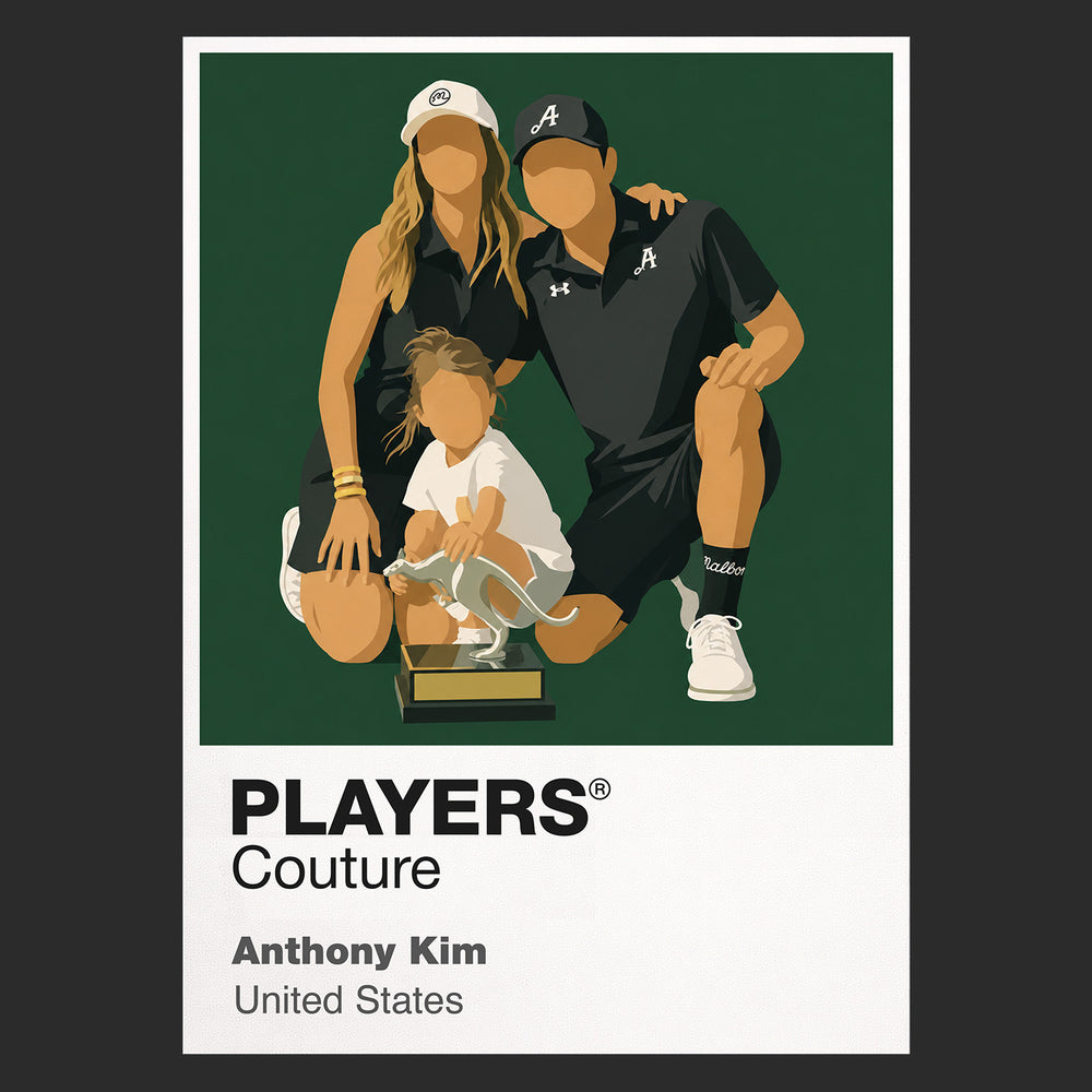 Anthony Kim Family Golf Icon Frame - Icon Design