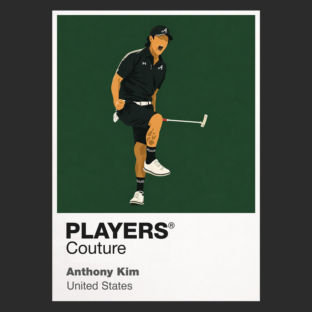 Anthony Kim Golf Icon Frame Men's Polo Shirt