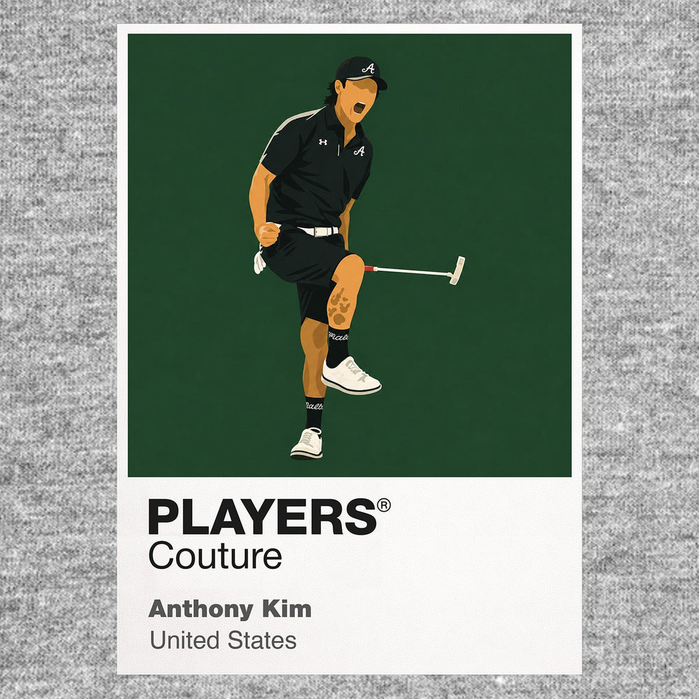 Anthony Kim Golf Icon Frame Men's Polo Shirt