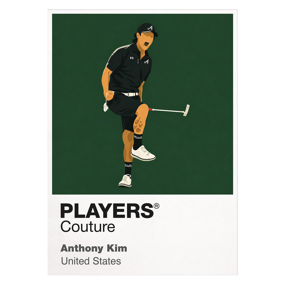 Anthony Kim Golf Icon Frame Men's Polo Shirt