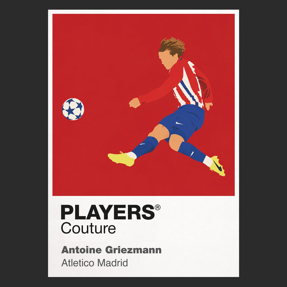 Antoine Griezmann Atletico Madrid Icon Frame — Black