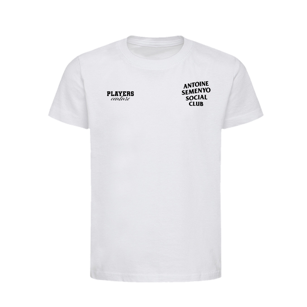 Antoine Semenyo Social Club Logo Players Couture Kids T-Shirt White
