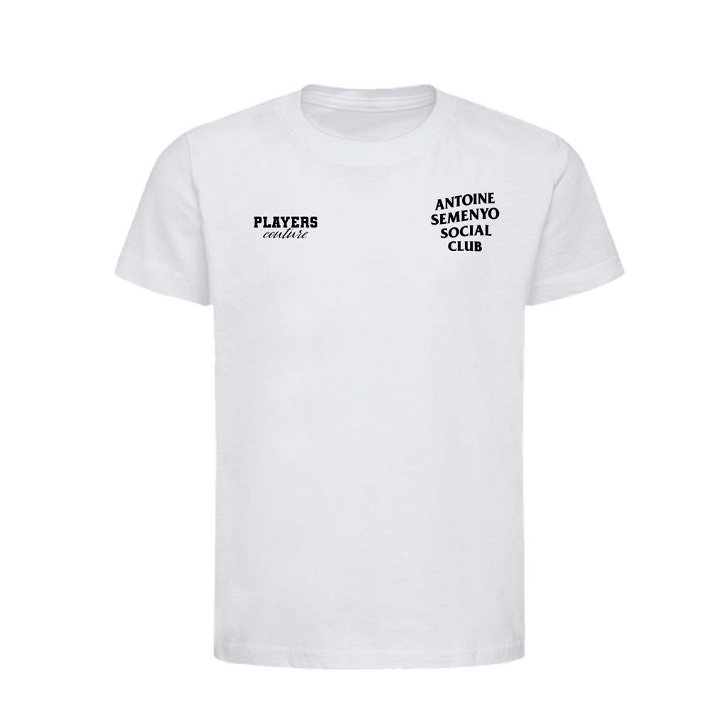 Antoine Semenyo Social Club Logo Players Couture Kids T-Shirt White