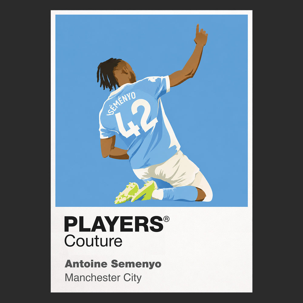 Antoine Semenyo Manchester City Icon Frame — Black