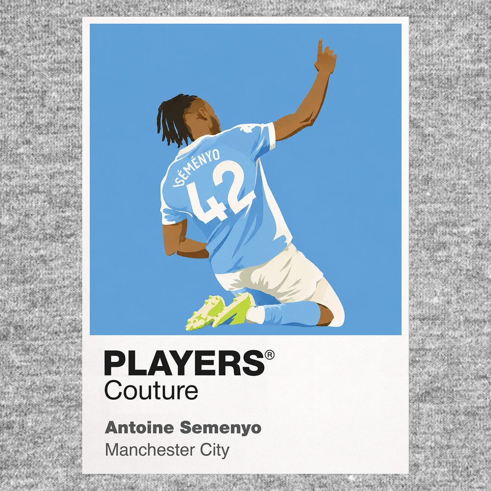 Antoine Semenyo Manchester City Icon Frame — Gray